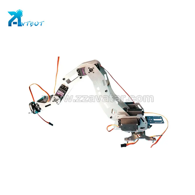 6DOF Robot Mechanical Arm Hand Clamp Claw Manipulator Frame for Arduino DIY sz# 