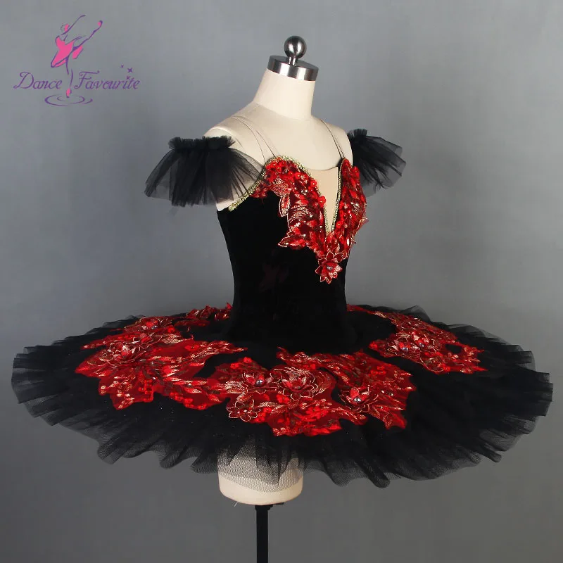 black swan professional ballet costume velvet