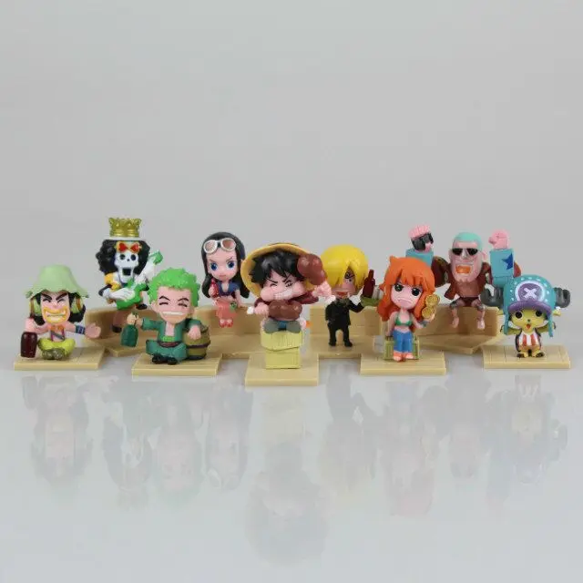 New Leisure 9pcs Set Anime Mini One Piece Action Figure Collectibles 2 Years Luffy Nami Zoro Hand Done Dolls Buy One Piece Action Figure 9pcs Set Anime Action Figures Luffy Zoro Action Figure Product On Alibaba Com