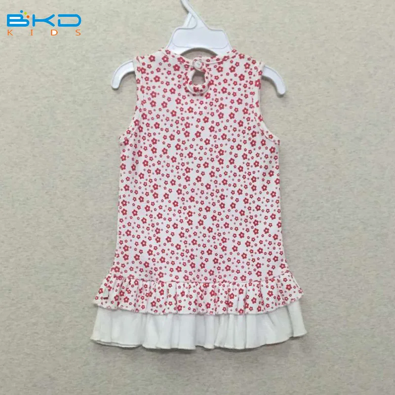 
БКД во всем печати без рукавов платье младенца 