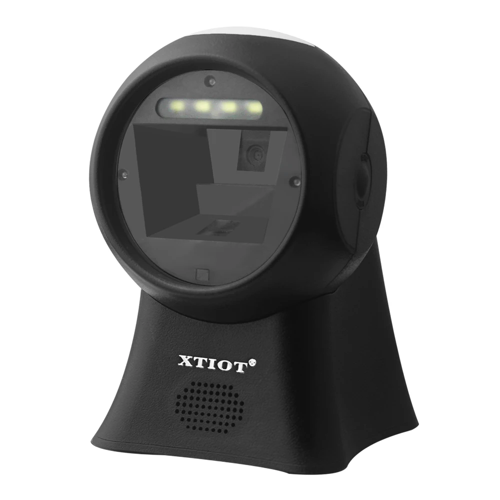 XT7302P Cashier Omnidirectional 2D Barcode Desktop USB QR Code Scanner QR Code Reader Barcode Scanner Manufacturer