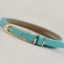 14 COLOR cintos femininos 2014 free shipping dress accessories women’s square toe brand thin belt pin buckle chain casual belt