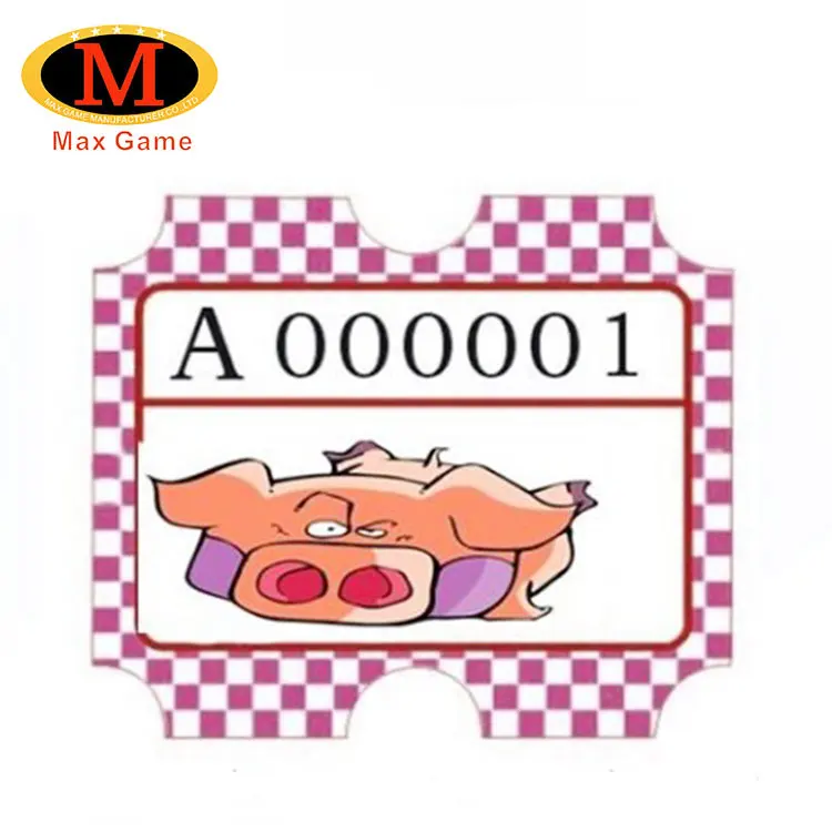 cartoon print and company logo custom redemption arcade game tickets view arcade game tickets max game product details from guangzhou guanggaiyu electronic technology co ltd on alibaba com