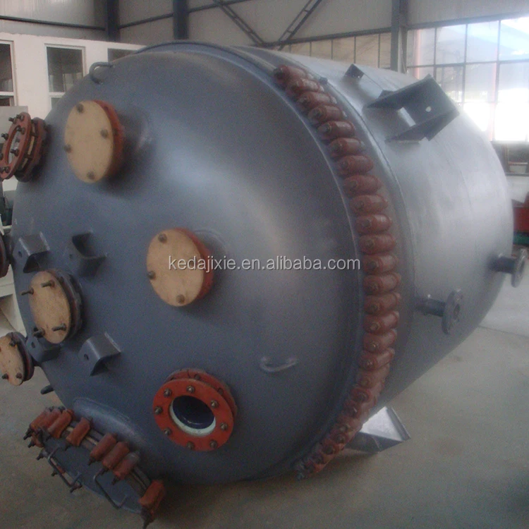 1000l 5000l Batch Stirred tank Biodiesel Processor Chemical Bubble Column Glass Lined Carbon Steel Jacketed Industrial Reactor