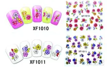 2016 Direct Selling Manicure Nails 2 Sheet Xfxf 3d Gilded Stickers Affixed Nail Polish Does Not