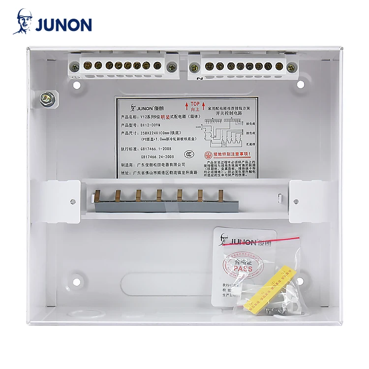 PC Cover 12 Ways Distribution Box Indoor Flush Mount MCB Box