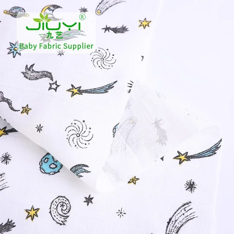 Китайский поставщик высокое качество г/кв. М простая марля египетская ткань хлопок с принтом для