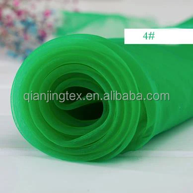 Cheap Price High Density Soft Hand Feel Polyester Matte Organza Fabric for Wedding Dress