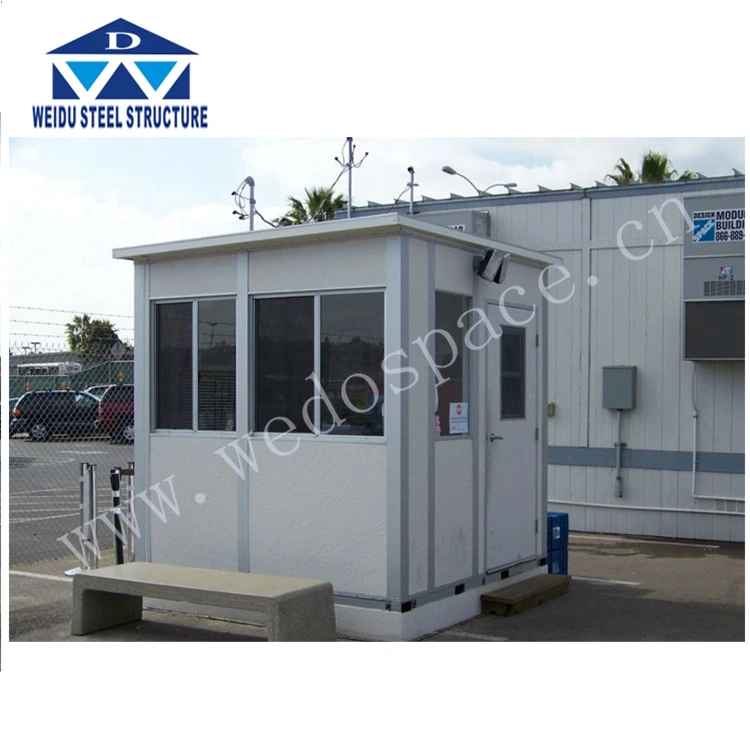 Prefabricated Portable Security Guard Shack for Sale in alibaba
