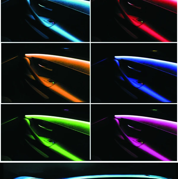 High Quality Led Auto RGB Car Bule Atmosphere Light for All Car 3 Led Ambiient Lamp