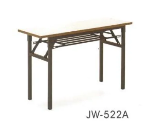 
Cheap Church Podium Rostrum Podium Long Office Meeting Table Steel Wood Folding Training Table 
