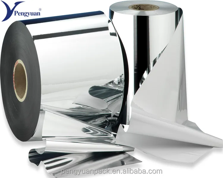 Silver Reflective Thermal Metalized Reflect Susceptor Pet Film 3um