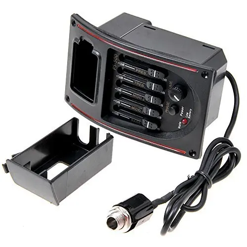 EQ PS-500 5 Band Equalizer Acoustic Guitar Pickup Digital Tuner Pickup For