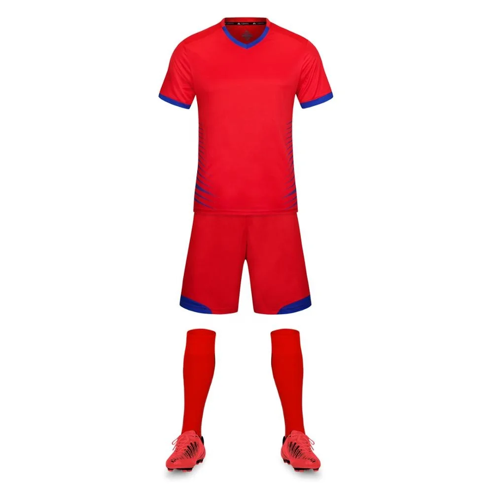 red soccer uniforms