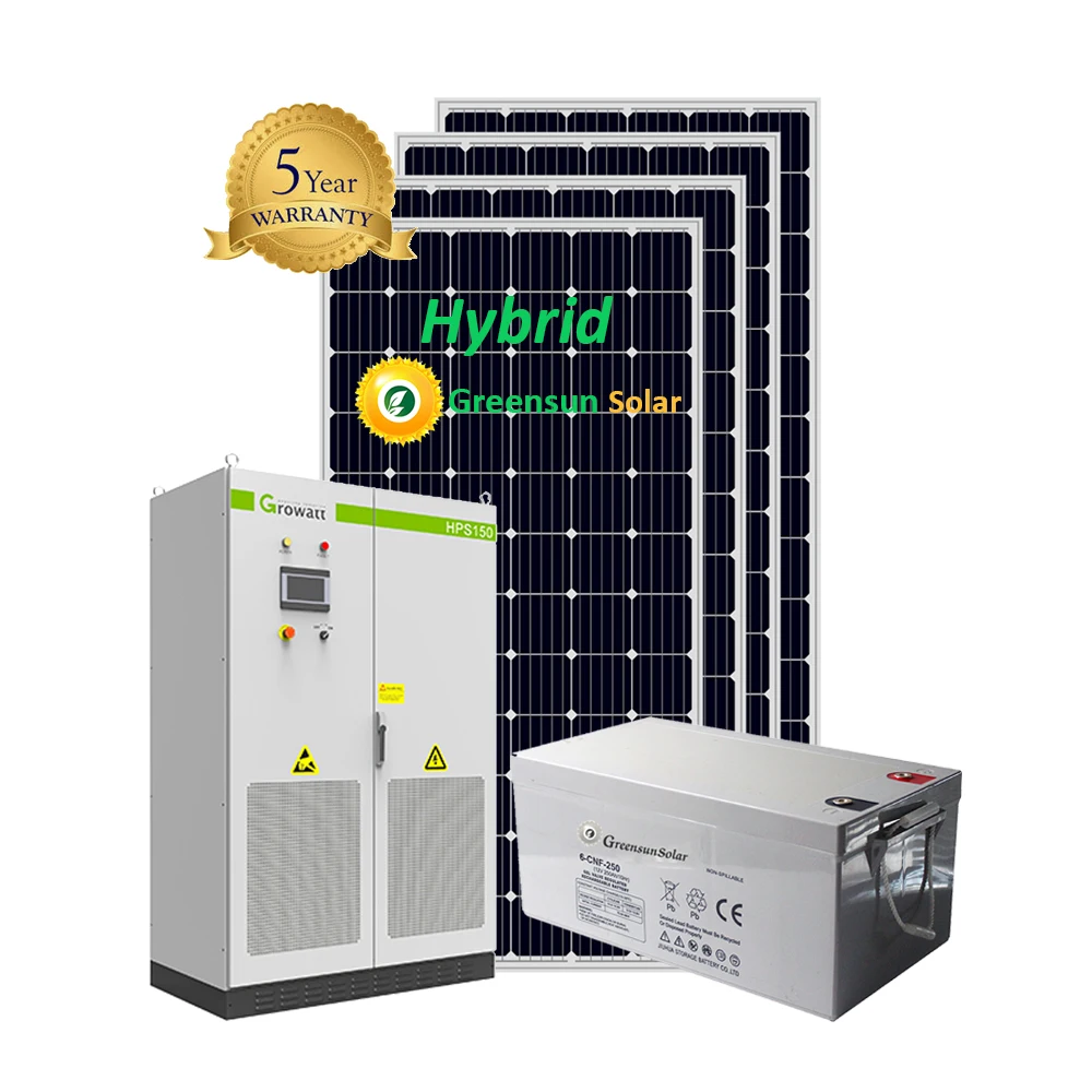 380v centralized hybrid storage 150kw 500kw 600kw solar power system with battery back up all in one