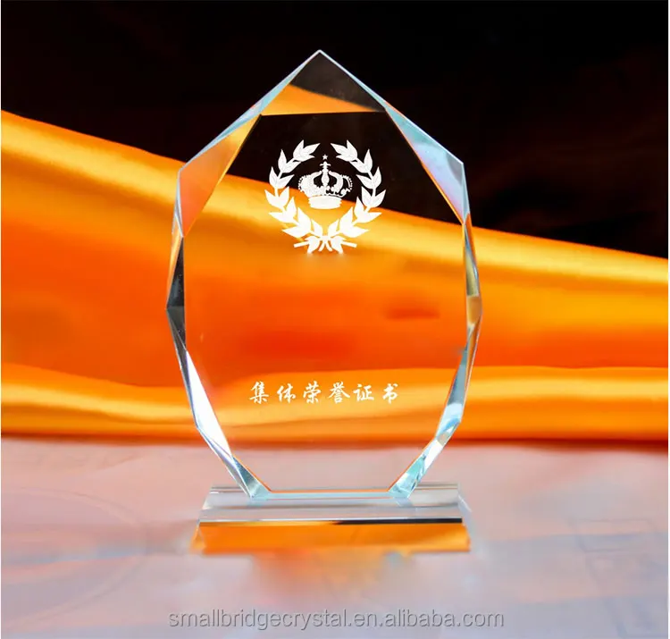 2023 Customized new design k9 crystal trophy award