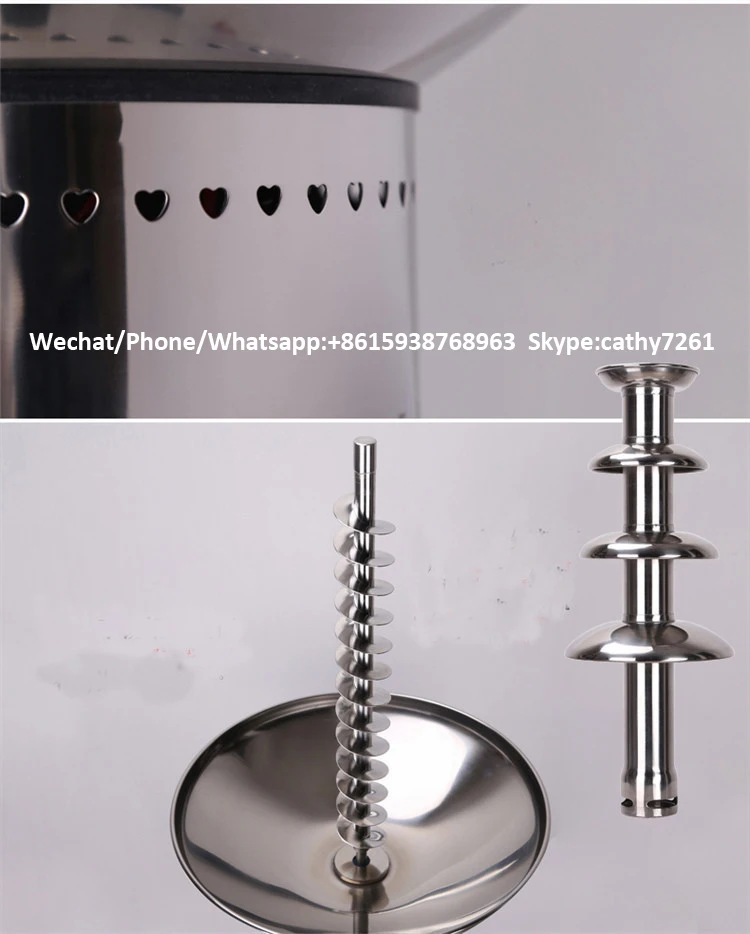 Коммерческий 4 слоя шоколадный фонтан машина для Дня всех святых