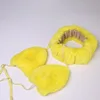 Yellow bra and headband