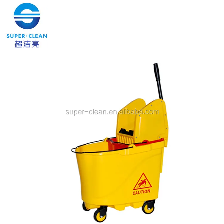 down-press double mop wringer trolley mop squeeze bucket mop