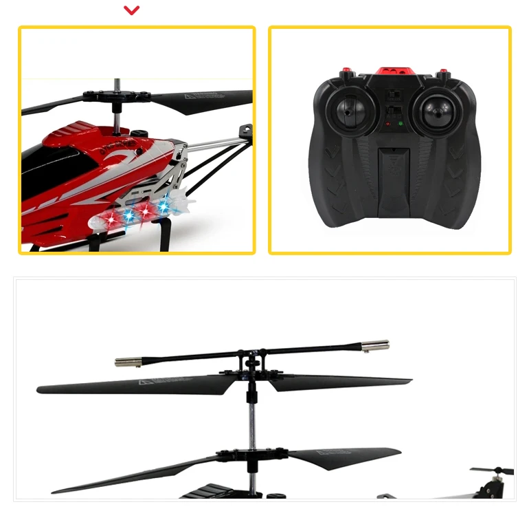 RC 3.2 Channel Gyroscope Series Alloy Structure Helicopter