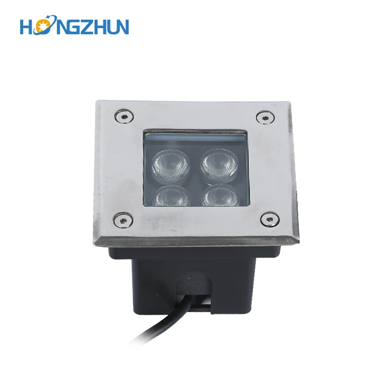 Рекламная наружная светодиодная подземная лампа Ra80 Bridgelux IP66 из нержавеющей стали 4 Вт 6 Вт 9 Вт 12 Вт 18 Вт 24 Вт