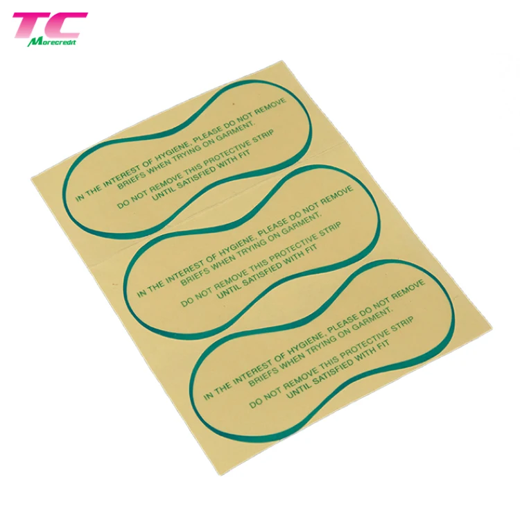  Adhesive Protective Hygiene Try On Stickers/Labels for