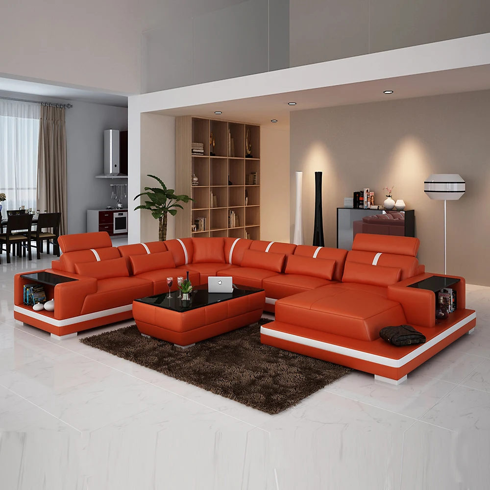 Biaya Rendah Luxury Living Room Kamar Penyimpanan Furniture U Bentuk Sofa Bed Set Buy Ruang Tamu Kotak Penyimpanan Tempat Tidur Sofa