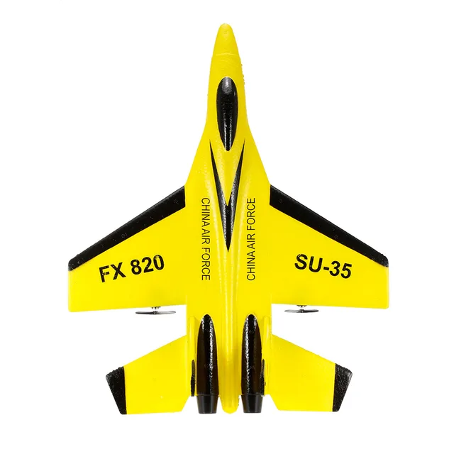 Brinquedo de aeronaves RC,Avião de controle remoto 2.4GHz 2CH - SU