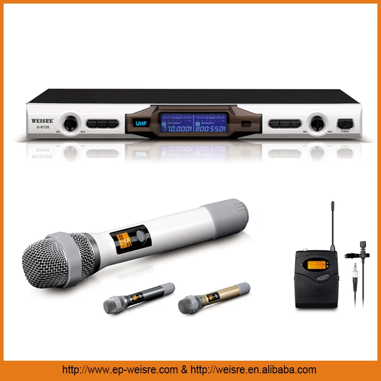 UHF Handled Vocal Artist Wireless Microphone - High Sound Quality