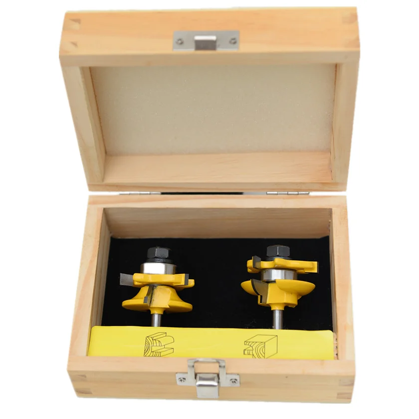 2 Bit Entry Door Router Bits Set Rail And Stile 1/2" Shank Buy 2
