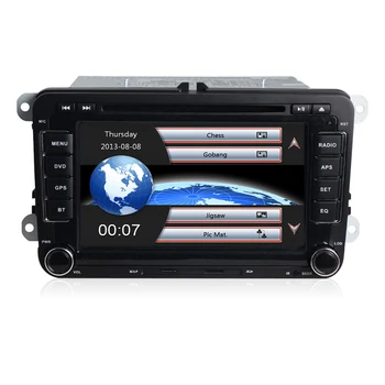 MEKEDE 2 din 7" Capacitive screen car audio dvd player for rns510 VW Golf Polo Passat Seat skoda bora gps navigation radio wifi
