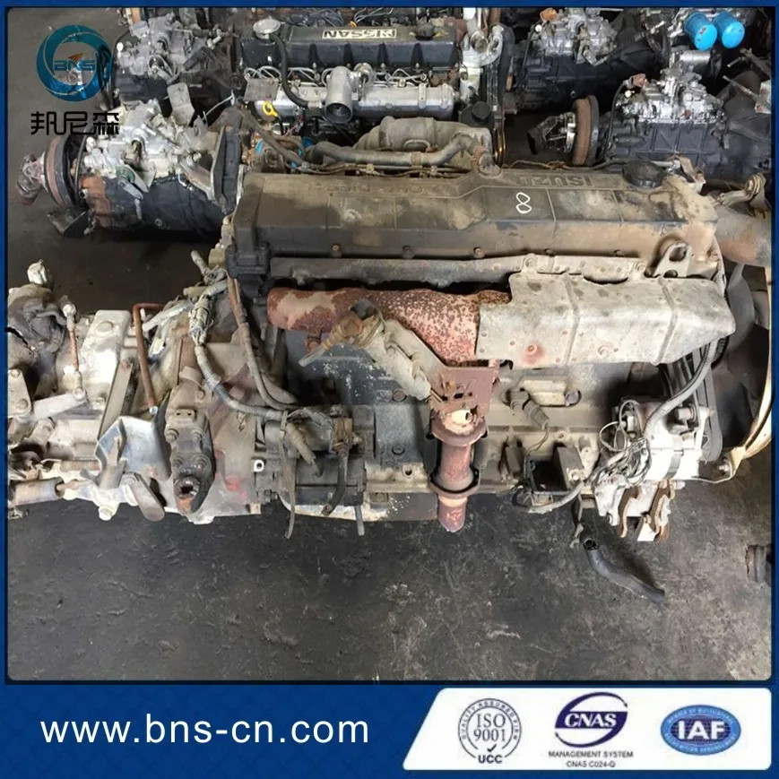 6HK1 6HH1 6HL1 6HE1Used Engine with  Electric Pump FTR Truck Engine for Sale