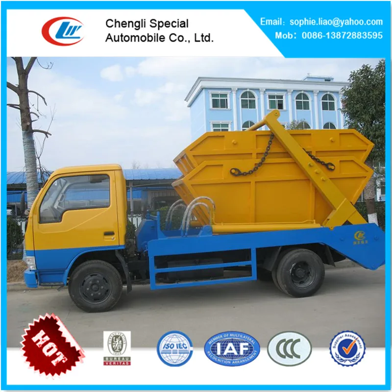 Мусоровоз 4 куб. М dongfeng мусоровоз с поворотным