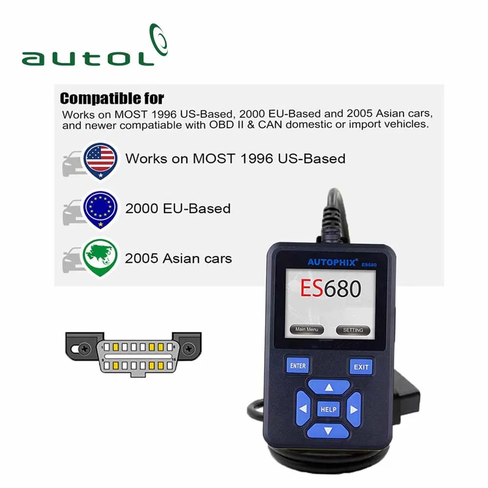 Ordinateur de diagnostic 2 en 1 Universal + VAG Appareil de Autophix  Autophix ES680 NL