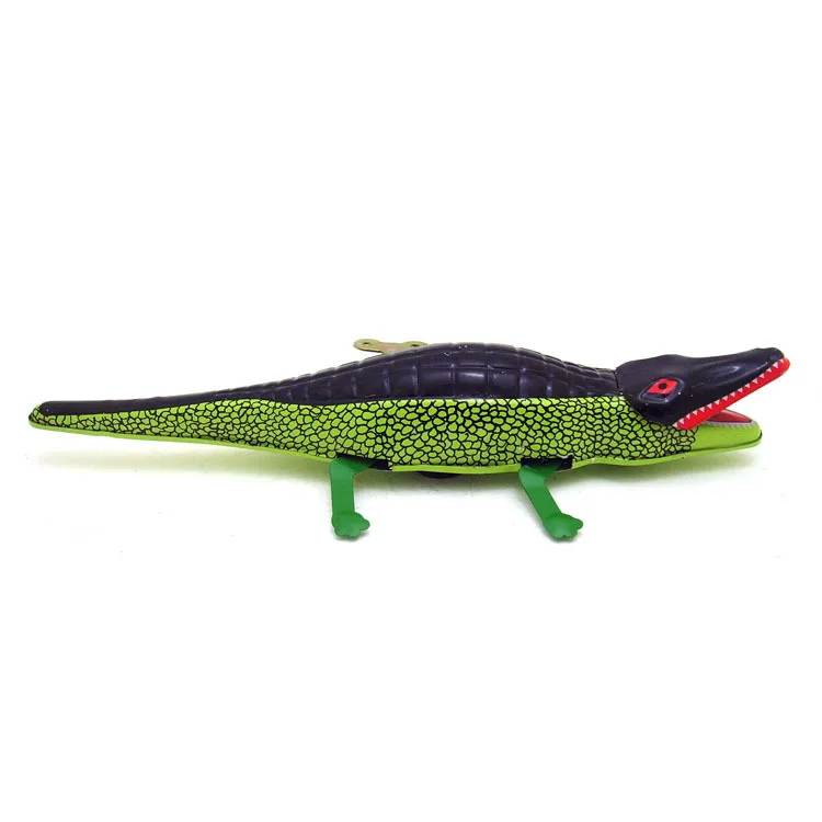 Wind up crocodile Small alligator Toy Vintage Tin Toys Collectible Toys