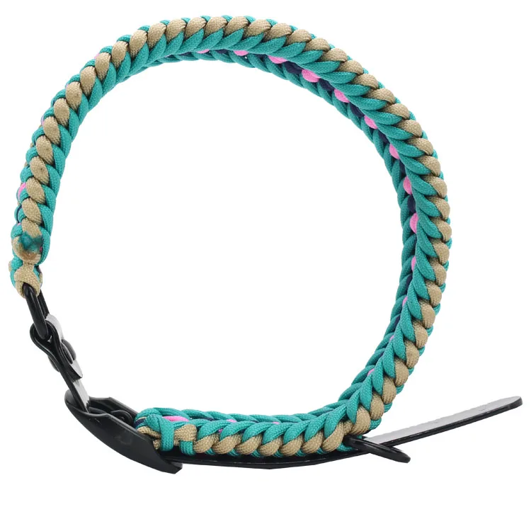 Регулируемый на заказ нейлоновый Паракорд для дрессировки ошейник