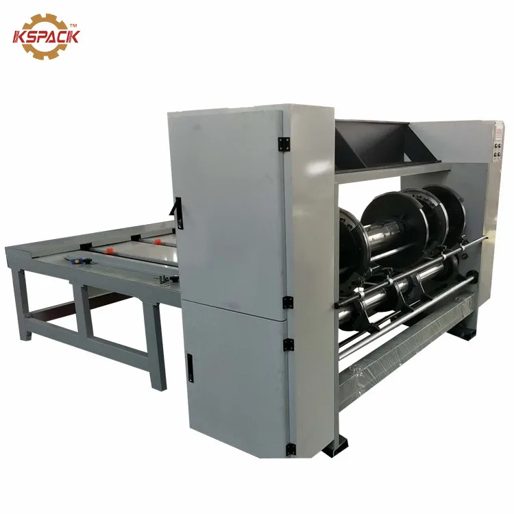 Manual Feeder Type Small Box Making Rotary Slotter Machine Carton