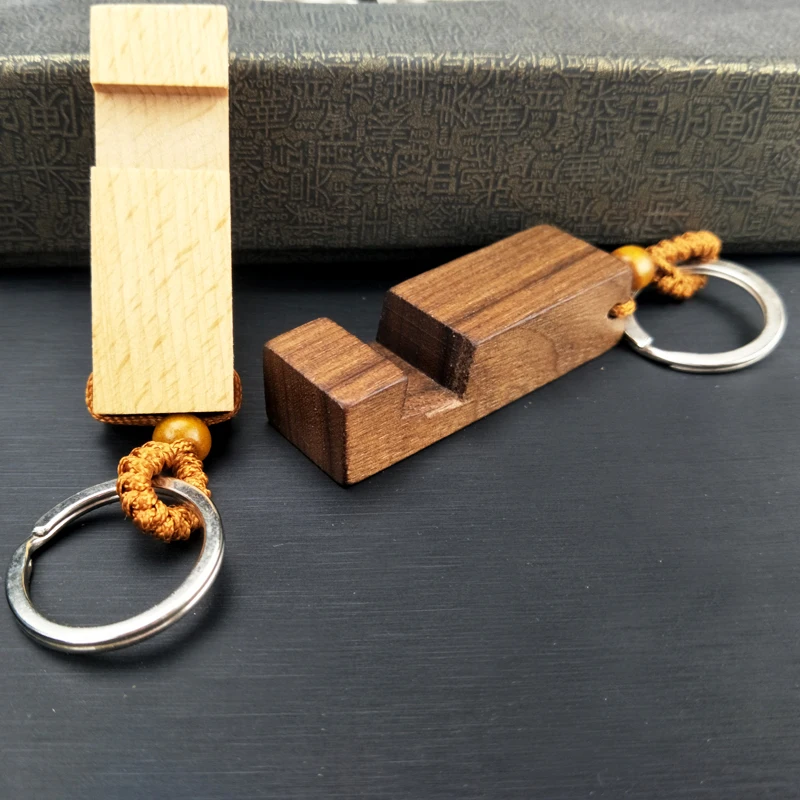 Сувенирные подарки пустая деревянная брелок для
