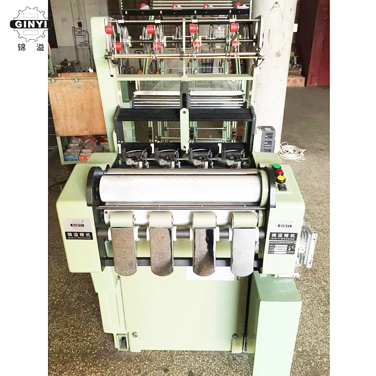 
 GINYI High speed shuttleless needle loom narrow weave machine twill tape loom machine  