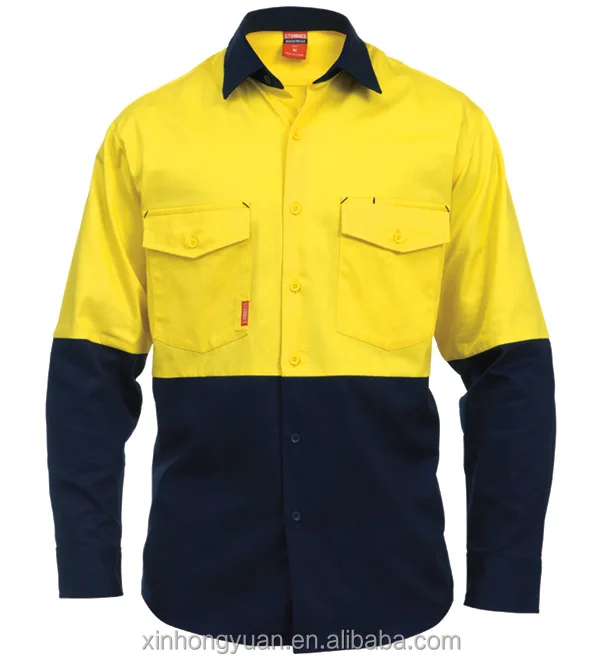 blue hi vis shirts