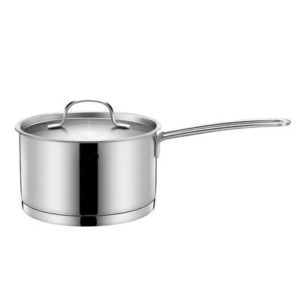 single handle small non-stick stainless steel milk boiling pot