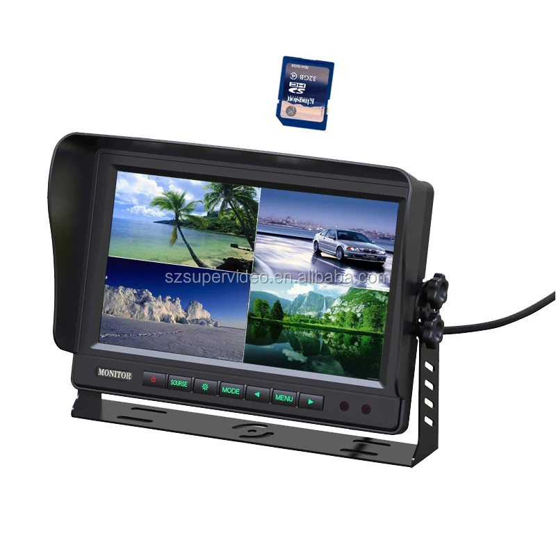Car Rear View Mirror Monitor With Dvr 