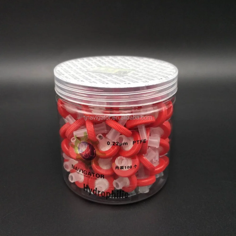 Шприцевой фильтр 13 мм 0.22um PTFE гидрофильный