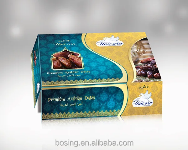 Dates Packaging Box/Dry Fruit Packaging Box with Custom Printed
