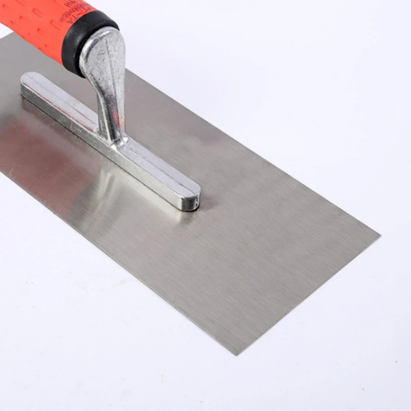 Flat Smear Stainless Steel Trowel,Building Tool Square Serrated