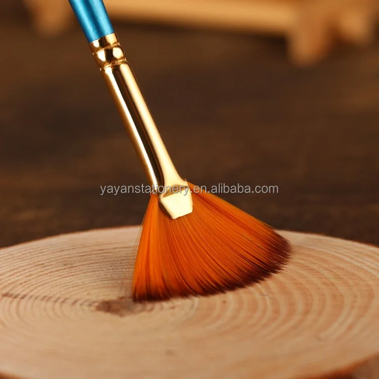 Сделано В Китае Профессиональный 12 шт./компл. Синтетический Нейлон Щетины Картина Кисти Художника для Студии