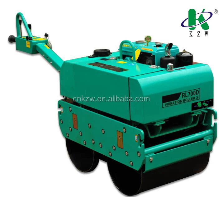 Walk Behind Double Drum Vibration Baby Roller Compactor for Sale
