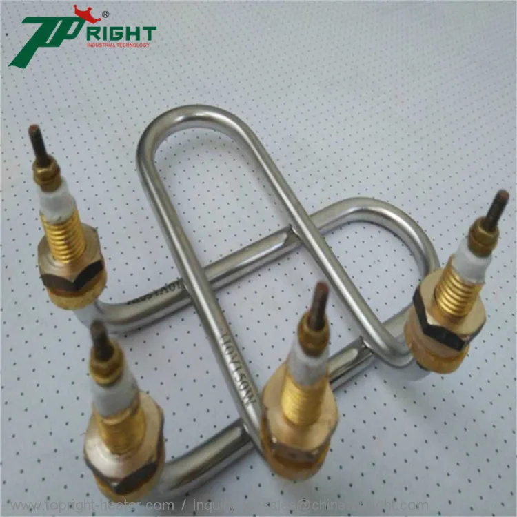 Результаты сравнения-сделал u-образный трубчатый нагреватель с фланец