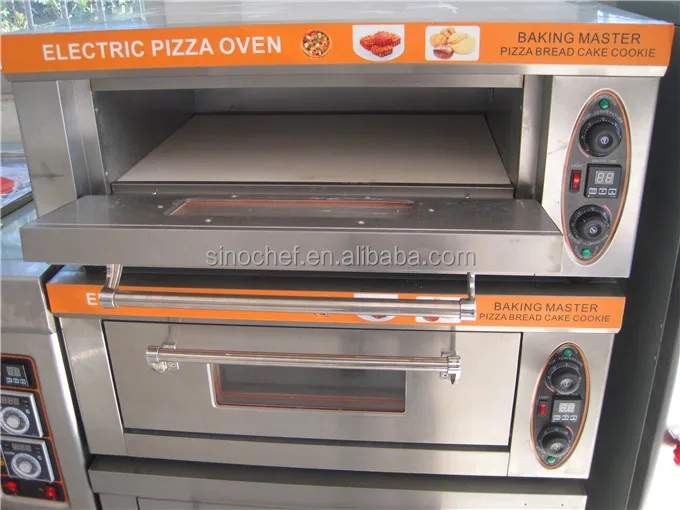 Deck Tray Electric Pizza Oven with Stone Plate for Sale