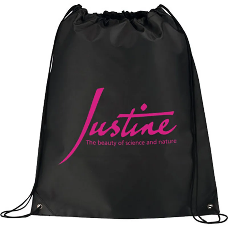 2016 Eco Friendly Customized Logo Branded Promotional Cheap Nylon Drawstring School Bag / Beg Sekolah / Beg Galas
